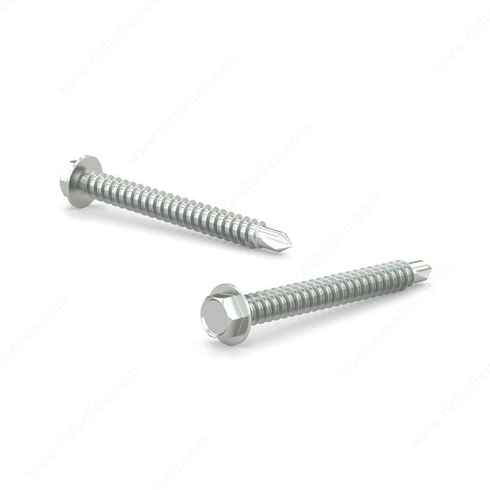 1-1/2" #10 HEX-HEAD METAL TEK SCREW - ZINC-COATED (6 PACK) - Kilrich Building Centres