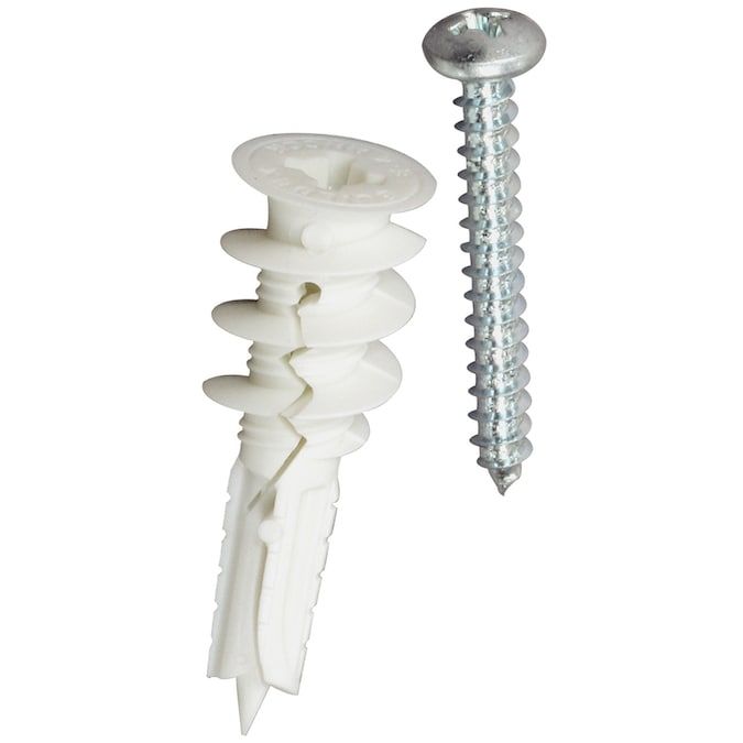 #8 SNAPSKRU VINYL EXPANSION WALL ANCHORS & SCREWS (4 PACK) - Kilrich Building Centres