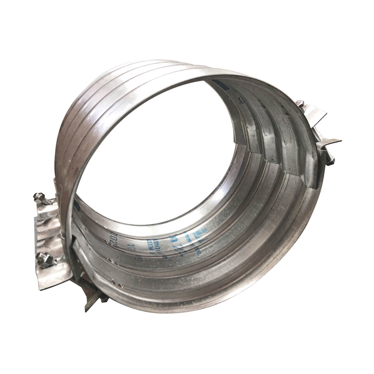 1000mm STEEL CULVERT COUPLER (40" Ø) w/ 6 NUTS & BOLTS - Kilrich Building Centres