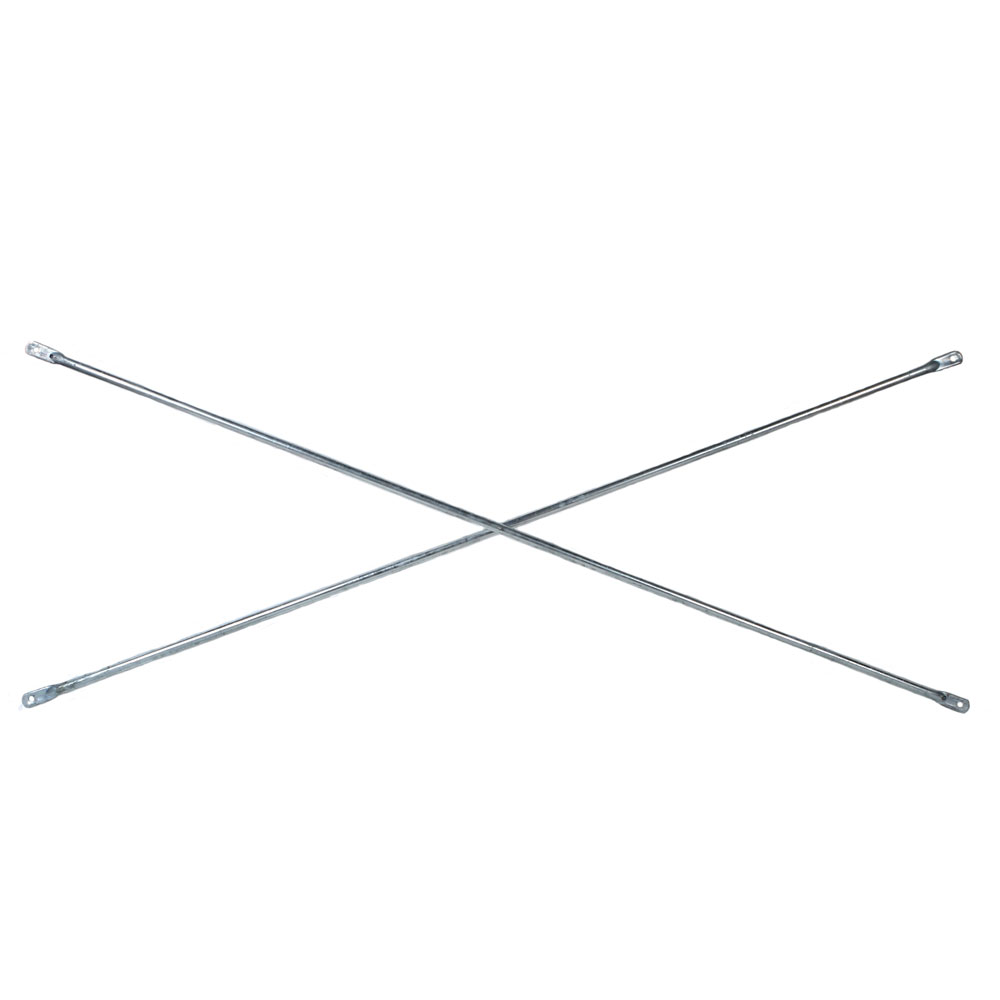 STURDY GALVANIZED GUARD RAIL BRACING (10' X 2') - Kilrich Building Centres