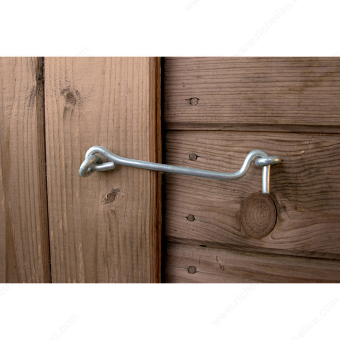 Main 3 - 2-1/2" GATE HOOK & EYE - ZINC-COATED -