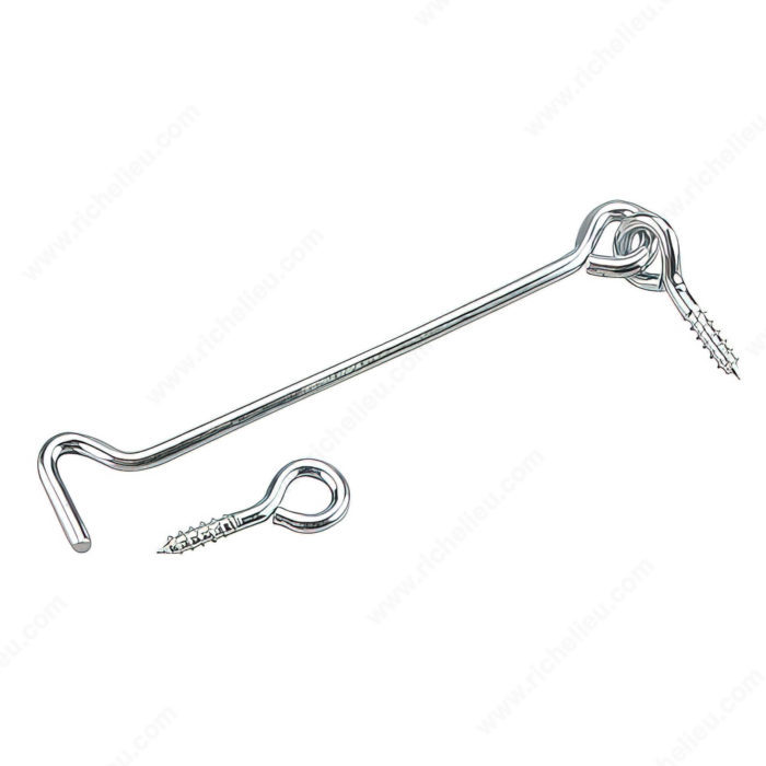 6" GATE HOOK & EYE - ZINC-COATED - Kilrich Building Centres