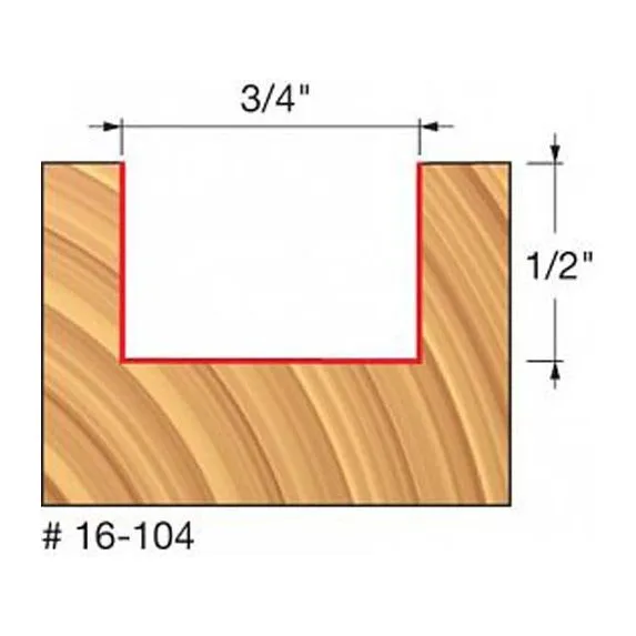 Main 2 - FREUD MORTISING 3/4" ROUTER BIT -