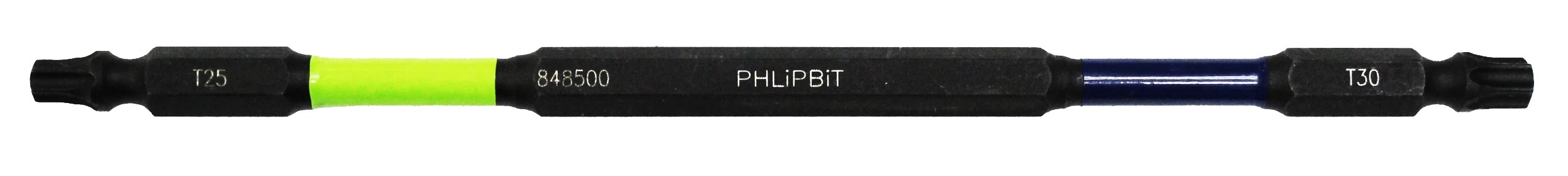 PHLiPBiT 6" T25 & T30 TORX REVERSIBLE BIT (LIME / NAVY) - Kilrich Building Centres