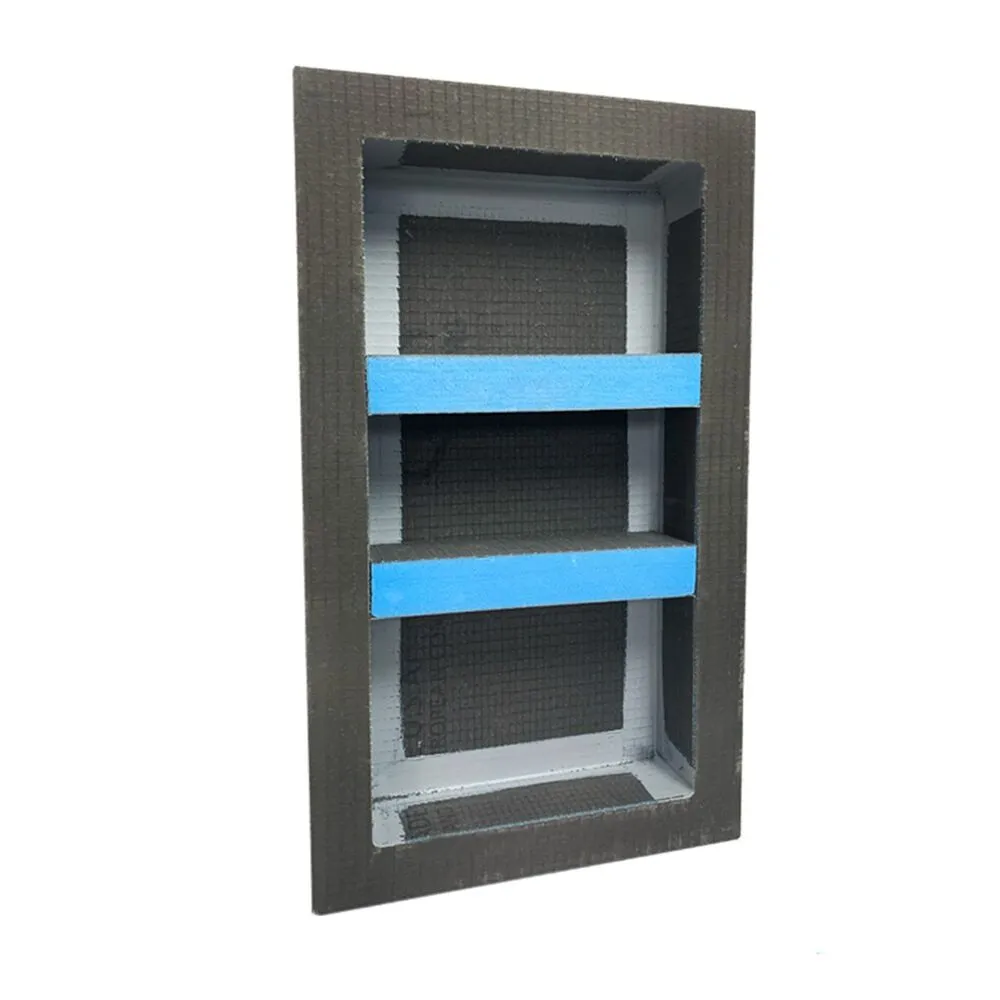 WEDI SHOWER NICHE w/ 2 ADJUSTABLE SHELVES (16" x 28") - Kilrich Building Centres