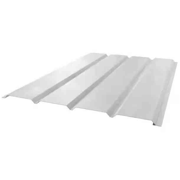 *NON-VENTED* 16" 4-PAN ALUMINUM SOFFIT (12' LONG) - POLAR WHITE - Kilrich Building Centres