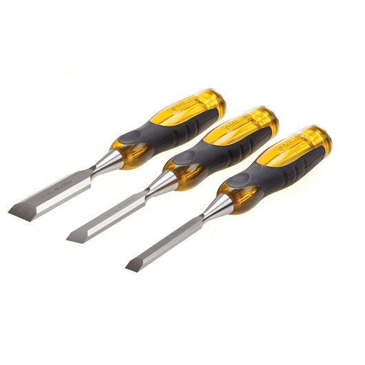 STANLEY FATMAX WOOD CHISEL SET (3 PACK) - Kilrich Building Centres