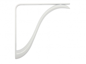 8" CHARLESTON DECORATIVE SHELF BRACKET - WHITE - Kilrich Building Centres
