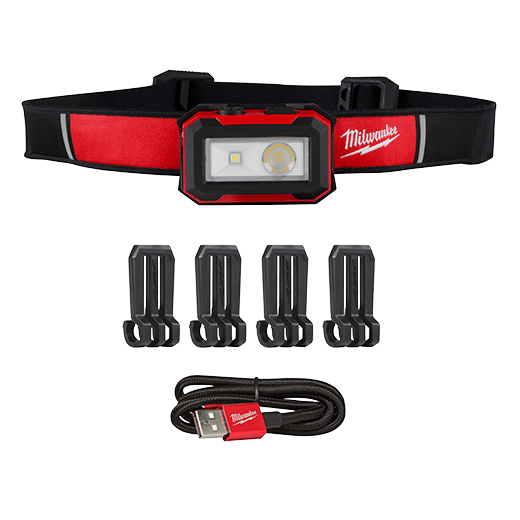 MILWAUKEE RECHARGEABLE MAGNETIC HEADLAMP & TASK LIGHT - Kilrich Building Centres