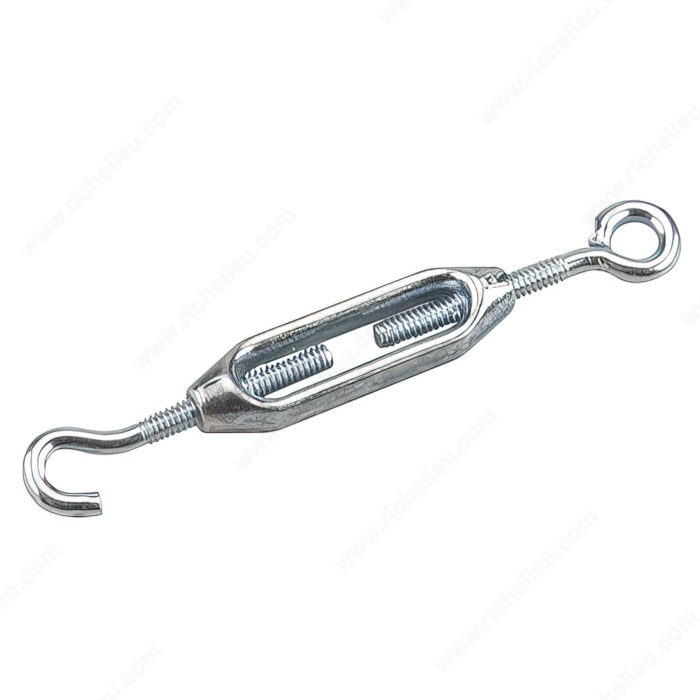 5/32" x 4-3/4" HOOK-EYE TURNBUCKLE - ZINC-COATED - Kilrich Building Centres