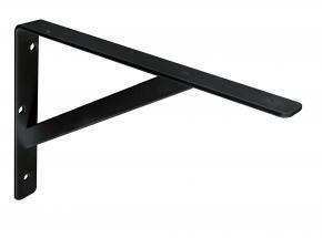 12" HEAVY-DUTY SHELF BRACKET - BLACK - Kilrich Building Centres