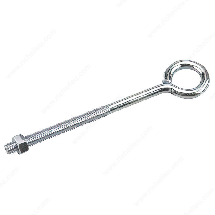 6" - 5/16" EYE-BOLT w/ NUT - ZINC-COATED - Kilrich Building Centres