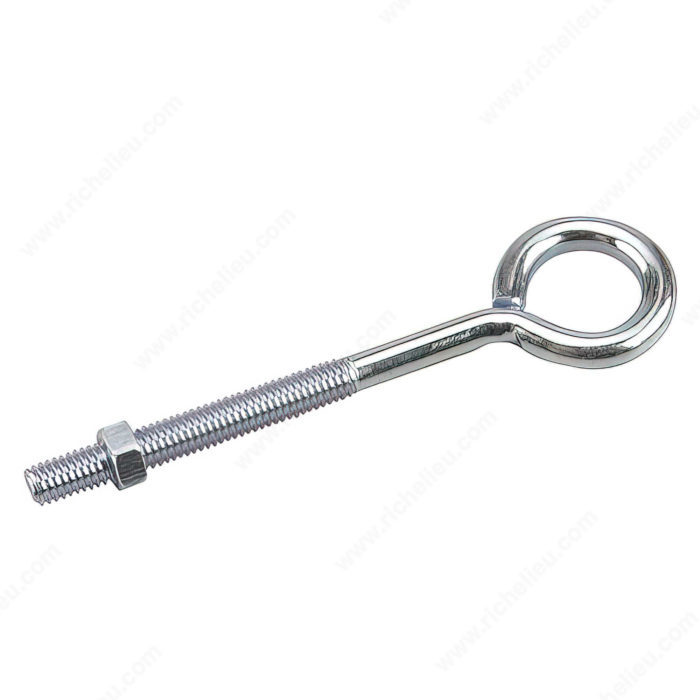 6" - 3/8" EYE-BOLT w/ NUT - ZINC-COATED - Kilrich Building Centres