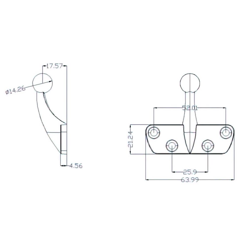Main 3 - DOOR SECURITY LATCH - OIL-RUBBED BRONZE -