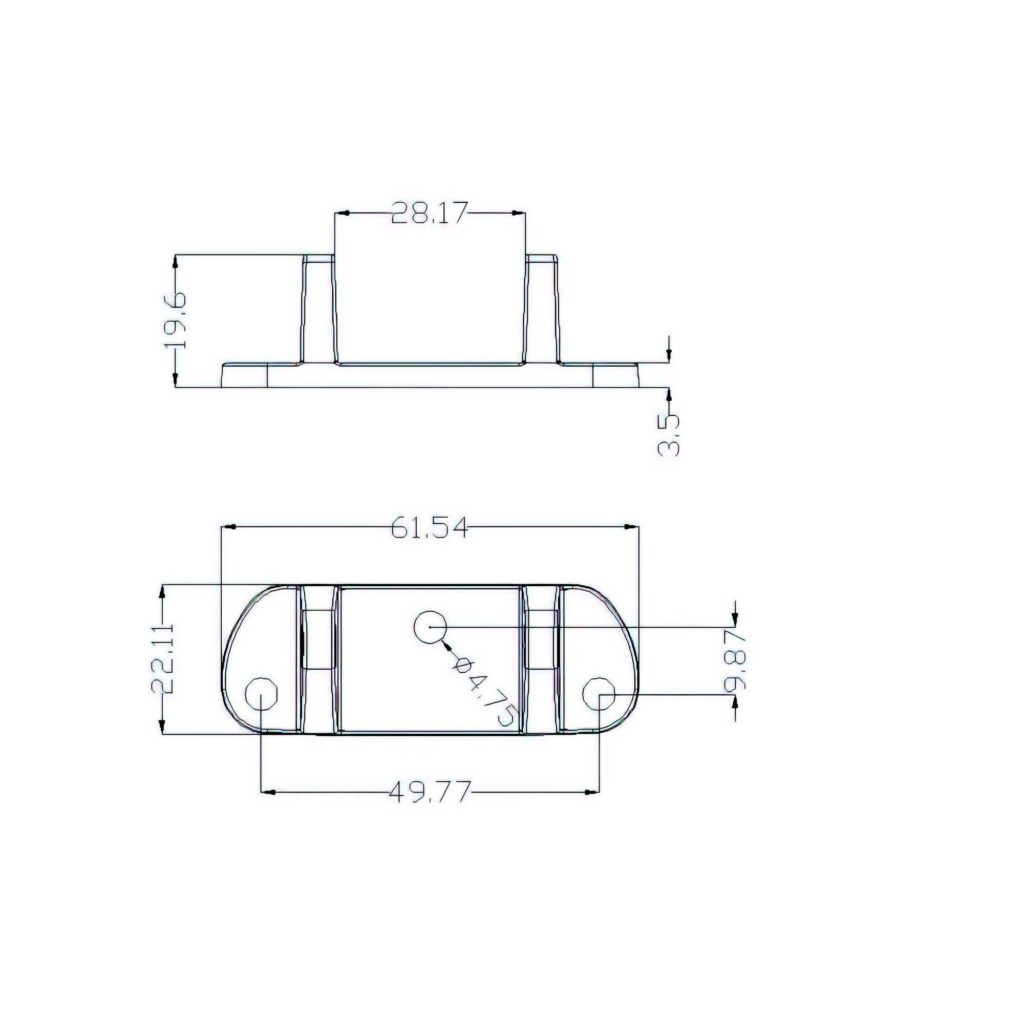 Main 4 - DOOR SECURITY LATCH - OIL-RUBBED BRONZE -