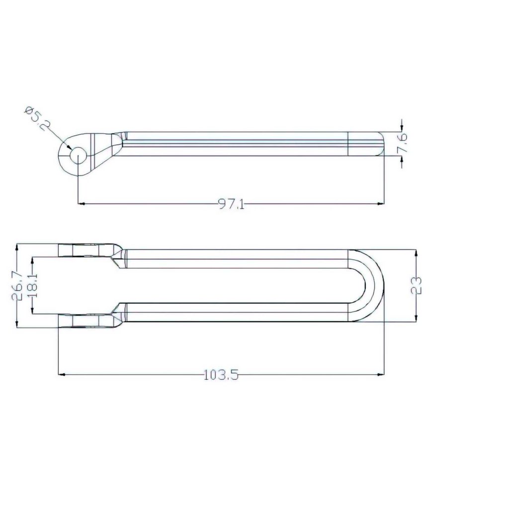 Main 5 - DOOR SECURITY LATCH - OIL-RUBBED BRONZE -