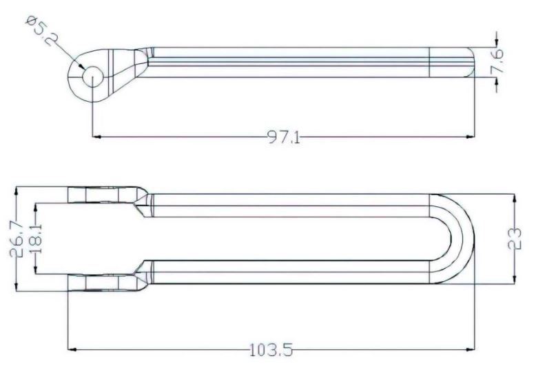 Main 2 - DOOR SECURITY LATCH - ANTIQUE NICKEL -