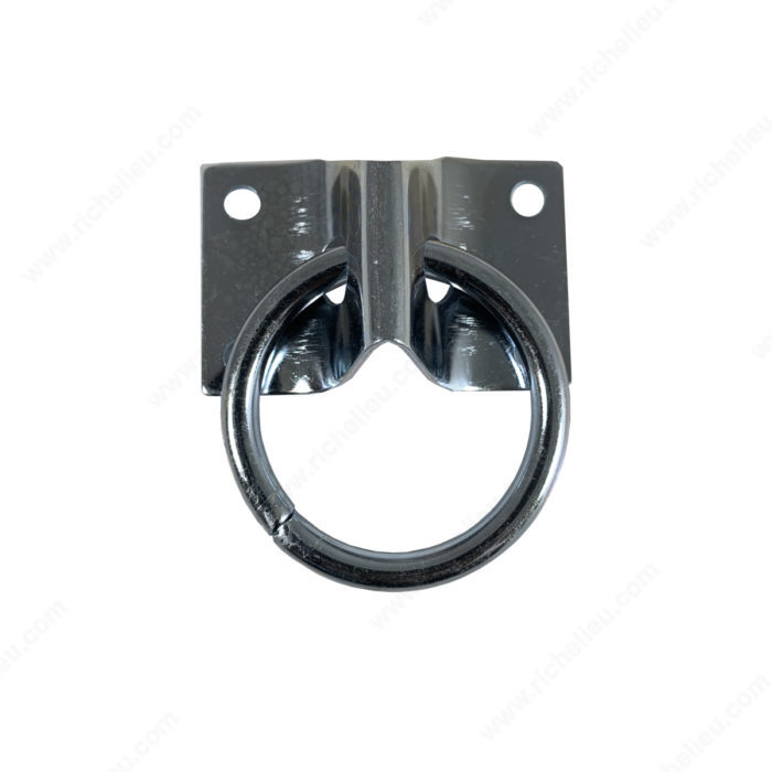 Main 2 - 2" - 3/8" HITCHING RING w/ LAG THREAD - ZINC COATED -