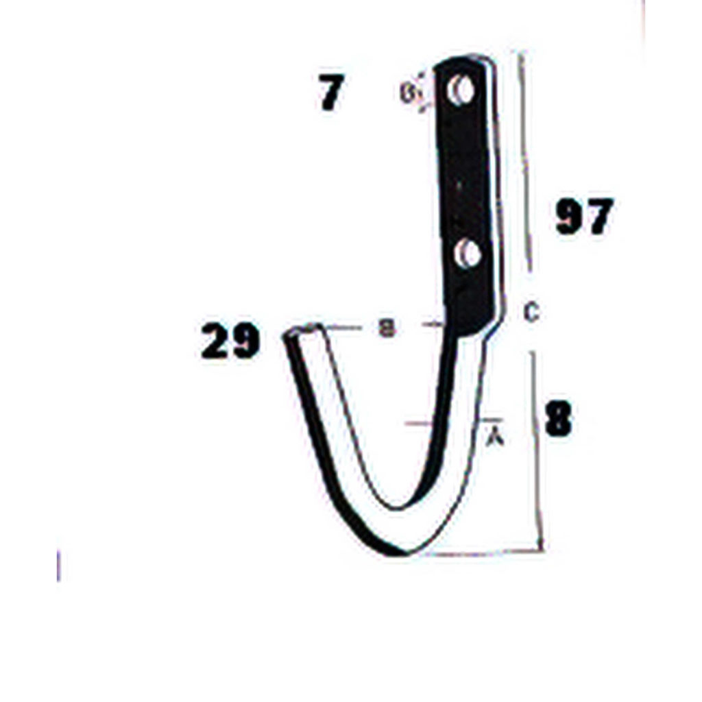 Main 3 - 3-1/2" ROPE HOOK -