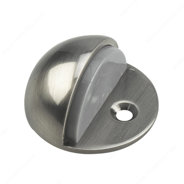 LOW-PROFILE DOMED DOOR STOP - ANTIQUE NICKEL - Kilrich Building Centres