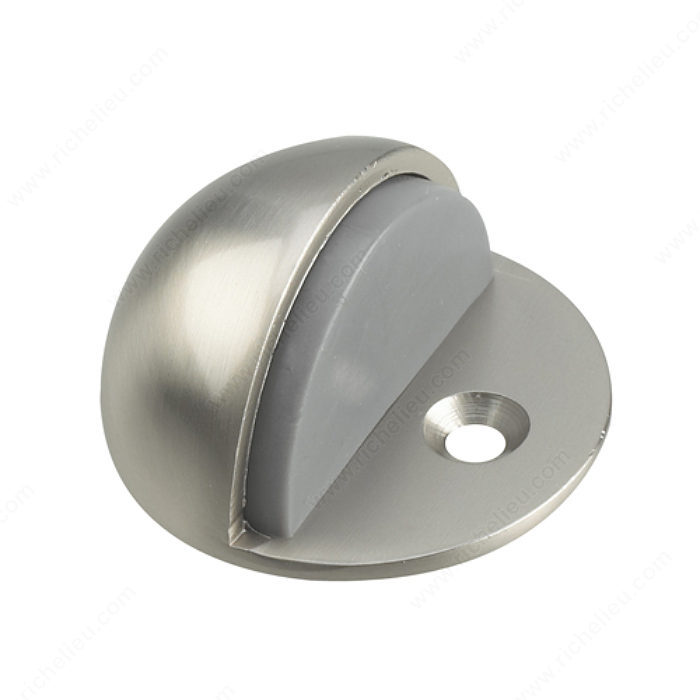 LOW-PROFILE DOMED DOOR STOP - BRUSHED NICKEL - Kilrich Building Centres
