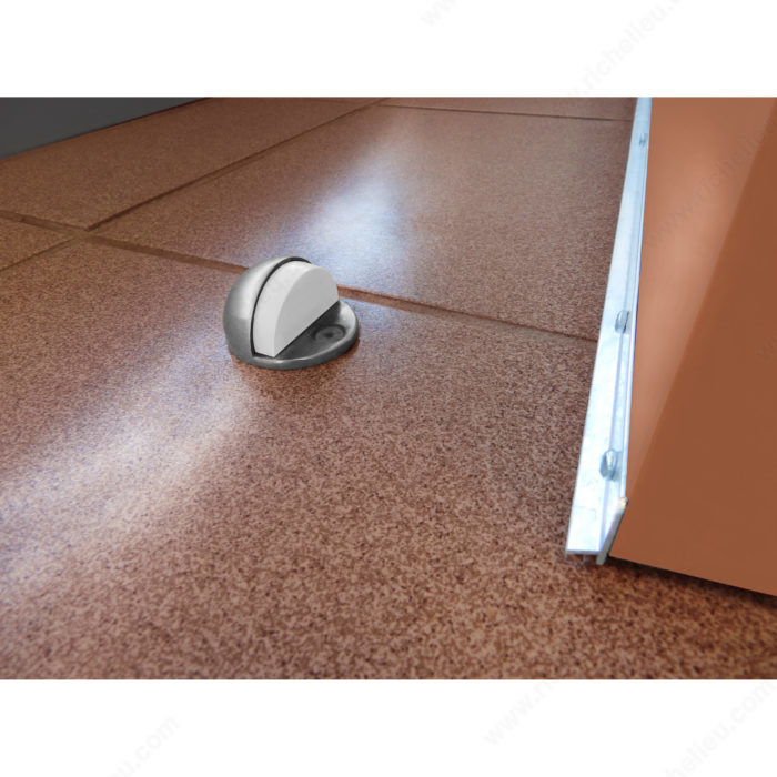 Main 2 - LOW-PROFILE DOMED DOOR STOP - OIL-RUBBED BRONZE -