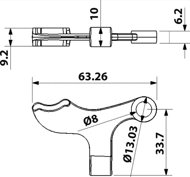 Main 2 - HEAVY DUTY HINGE PIN DOOR STOP - BRUSHED CHROME -