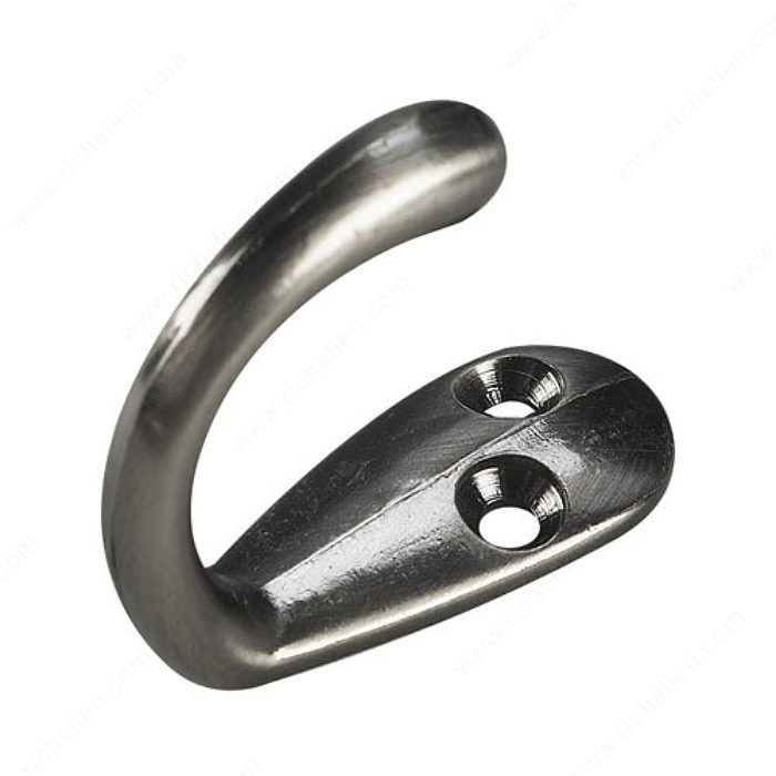 WARDROBE HOOK - ANTIQUE NICKEL - Kilrich Building Centres