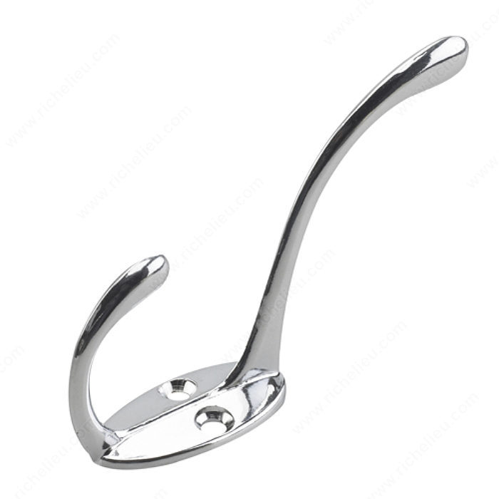 5" LIGHT DUTY COAT HOOK - CHROME - Kilrich Building Centres