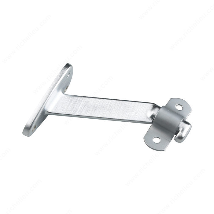 HEAVY-DUTY HANDRAIL BRACKET - BRUSHED CHROME - Kilrich Building Centres