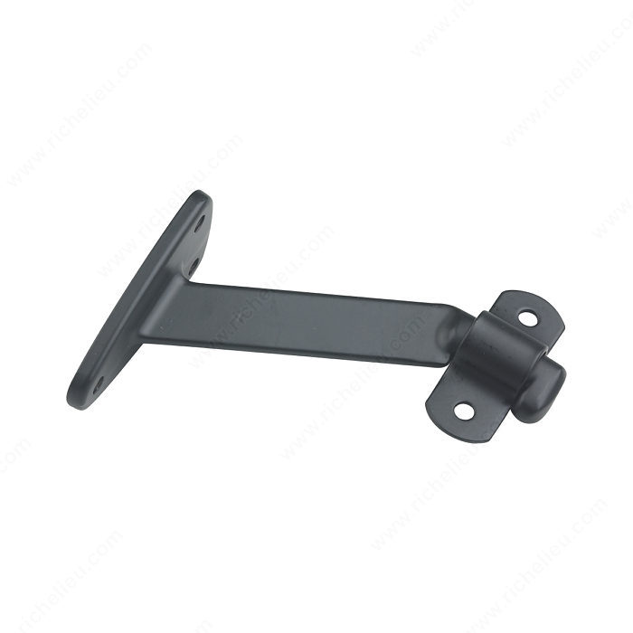 HEAVY-DUTY HANDRAIL BRACKET - FLAT BLACK - Kilrich Building Centres