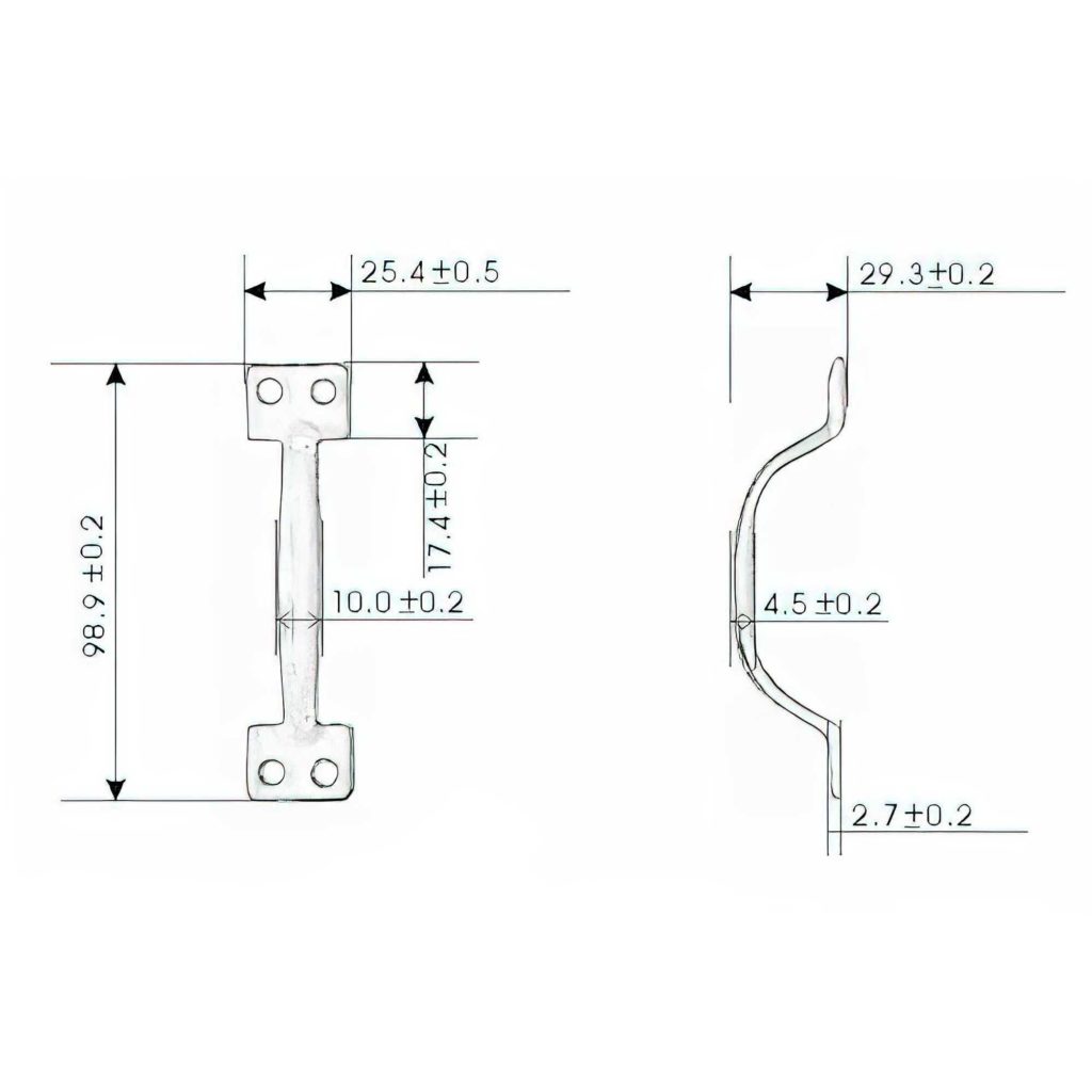 Main 2 - 3-7/8" SASH LIFT - BRUSHED NICKEL -