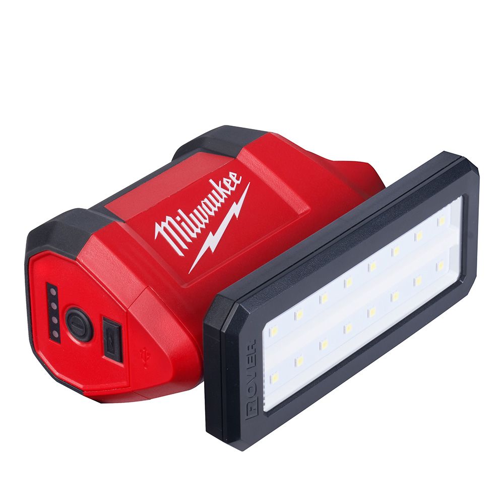 MILWAUKEE M12 ROVER SERVICE & REPAIR FLOOD LIGHT w/ USB CHARGER - Kilrich Building Centres