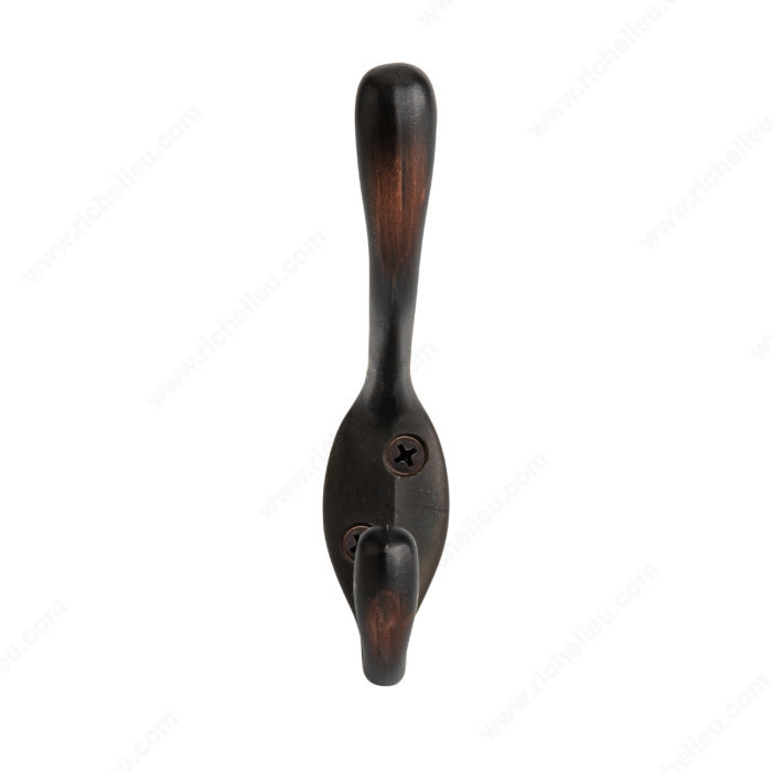 Main 2 - 5-1/2" HEAVY-DUTY COAT HOOK - OIL-RUBBED BRONZE -