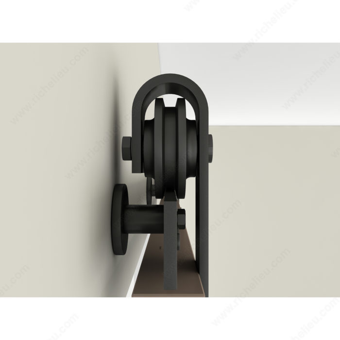 Main 2 - RUSTIC BARN DOOR KIT-BENT STRAP
STYLE-MATTE BLACK 78-3/4" -