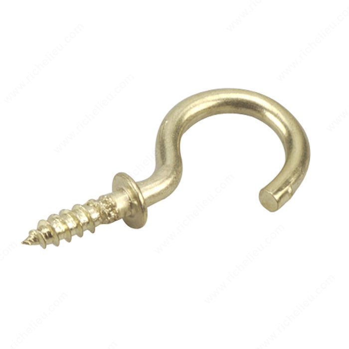 BRASS CUP HOOK 3/4" - Kilrich Building Centres
