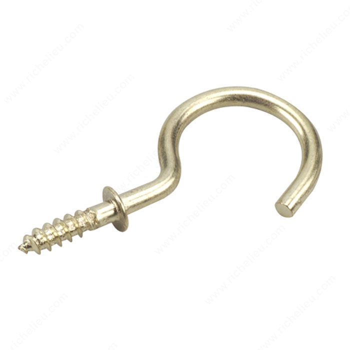 1-1/4" CUP HOOK - BRASS - Kilrich Building Centres