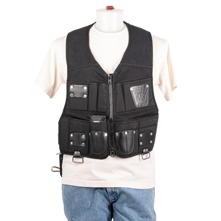 OCCIDENTAL LEATHER BUILDERS' ZIP VEST - Kilrich Building Centres