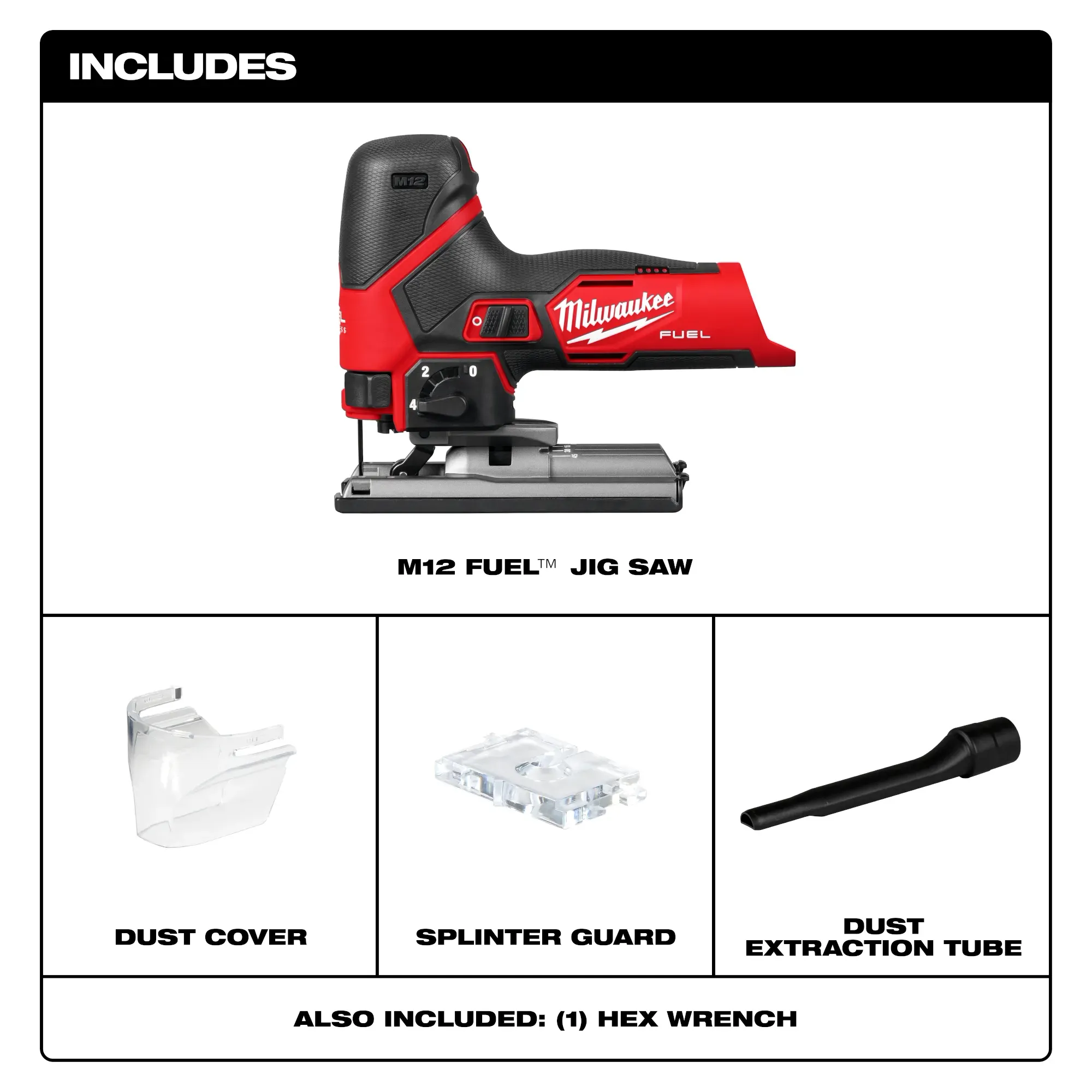 Main 3 - MILWAUKEE M12 FUEL JIGSAW (TOOL ONLY) -