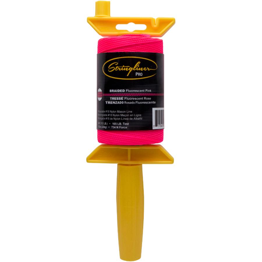 STRINGLINER PRO 500' BRAIDED STRINGLINE - PINK - Kilrich Building Centres