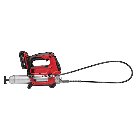 Main 3 - MILWAUKEE M18 FUEL 2-SPEED GREASE GUN KIT w/ REDLITHIUM BATTERIES, MULTI-VOLTAGE CHARGER & CARRYING CASE -