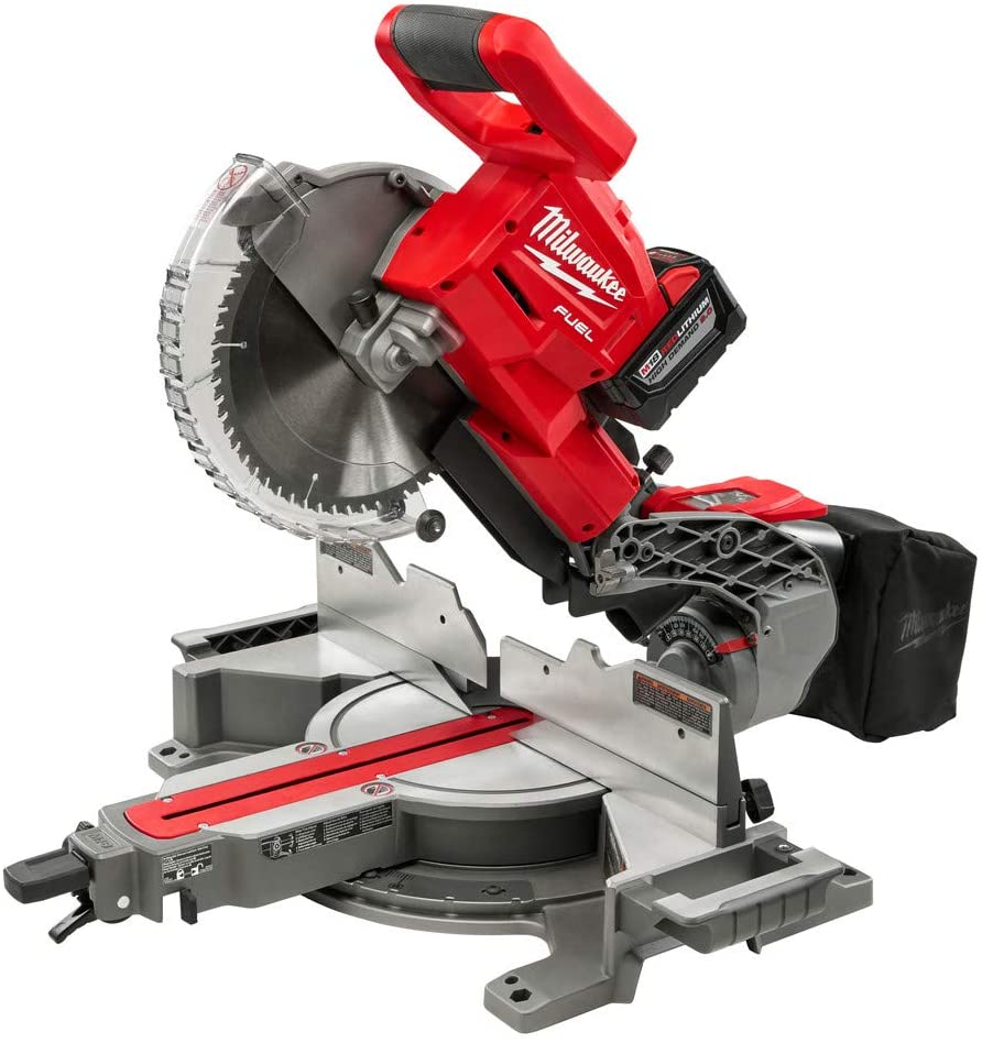 Main 1 - MILWAUKEE M18 FUEL 10" DUAL-BEVEL SLIDING COMPOUND MITER SAW KIT w/ XC8.0 BATTERY & CHARGER -