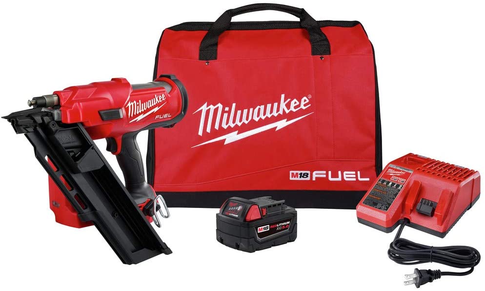 MILWAUKEE M18 FUEL 30° FRAMING NAILER KIT w/ XC5.0 BATTERY & MULTI-VOLTAGE CHARGER - Kilrich Building Centres