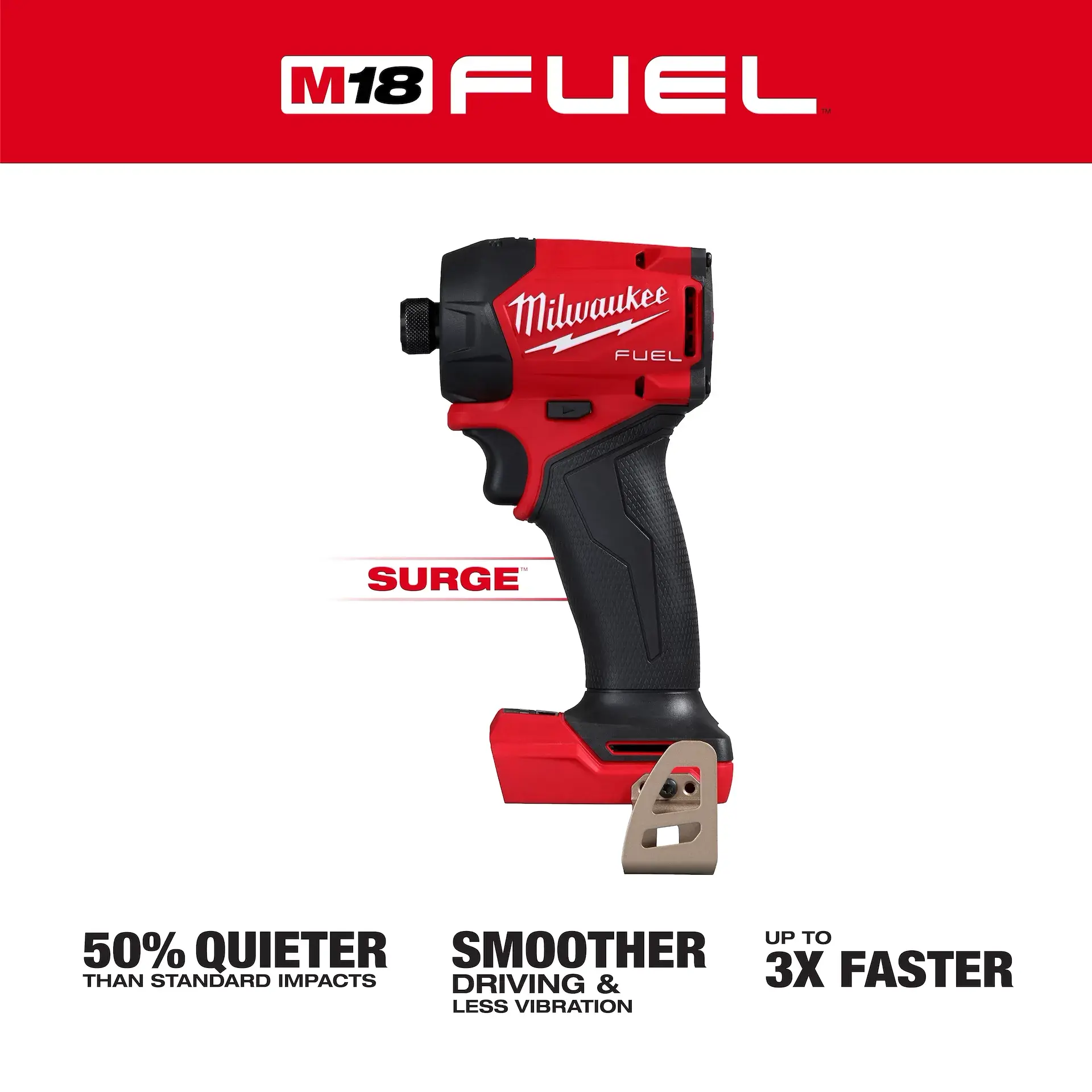 Main 3 - MILWAUKEE M18 FUEL GEN II SURGE 1/4" HEX HYDRAULIC DRIVER (TOOL ONLY) -