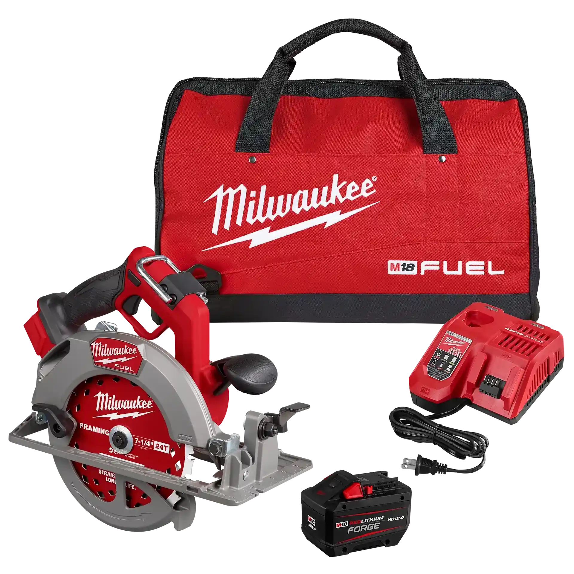 MILWAUKEE M18 FUEL GEN III 7-1/4" CIRCULAR SAW KIT - Kilrich Building Centres