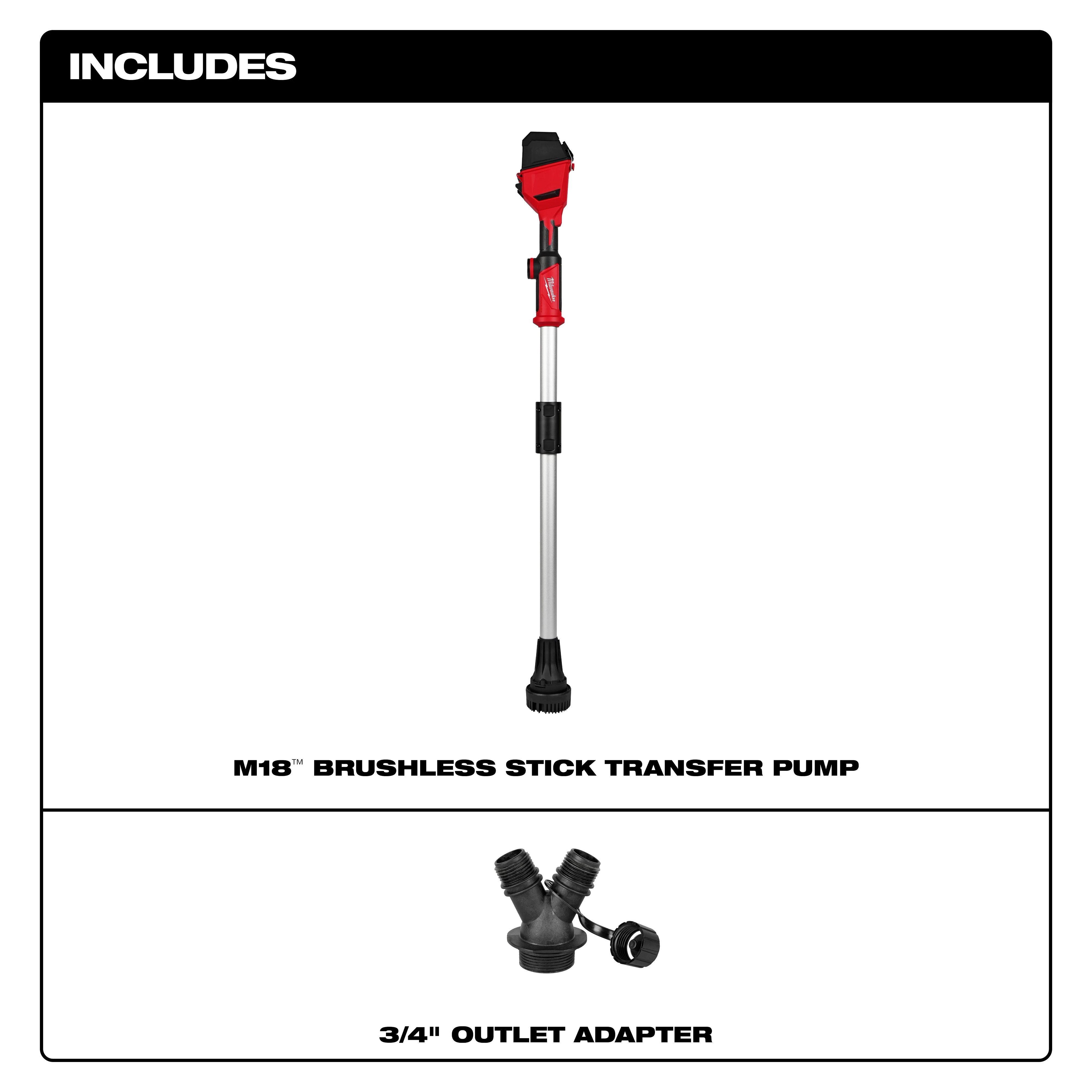 Preview 3 - MILWAUKEE M18 BRUSHLESS STICK TRANSFER PUMP -