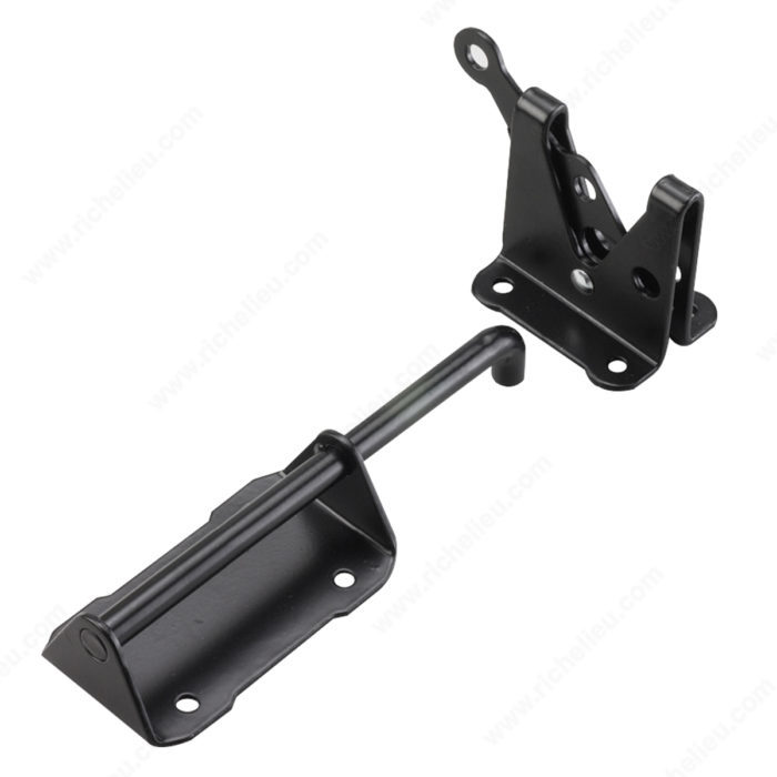 HEAVY DUTY LATCH - FLAT BLACK - Kilrich Building Centres