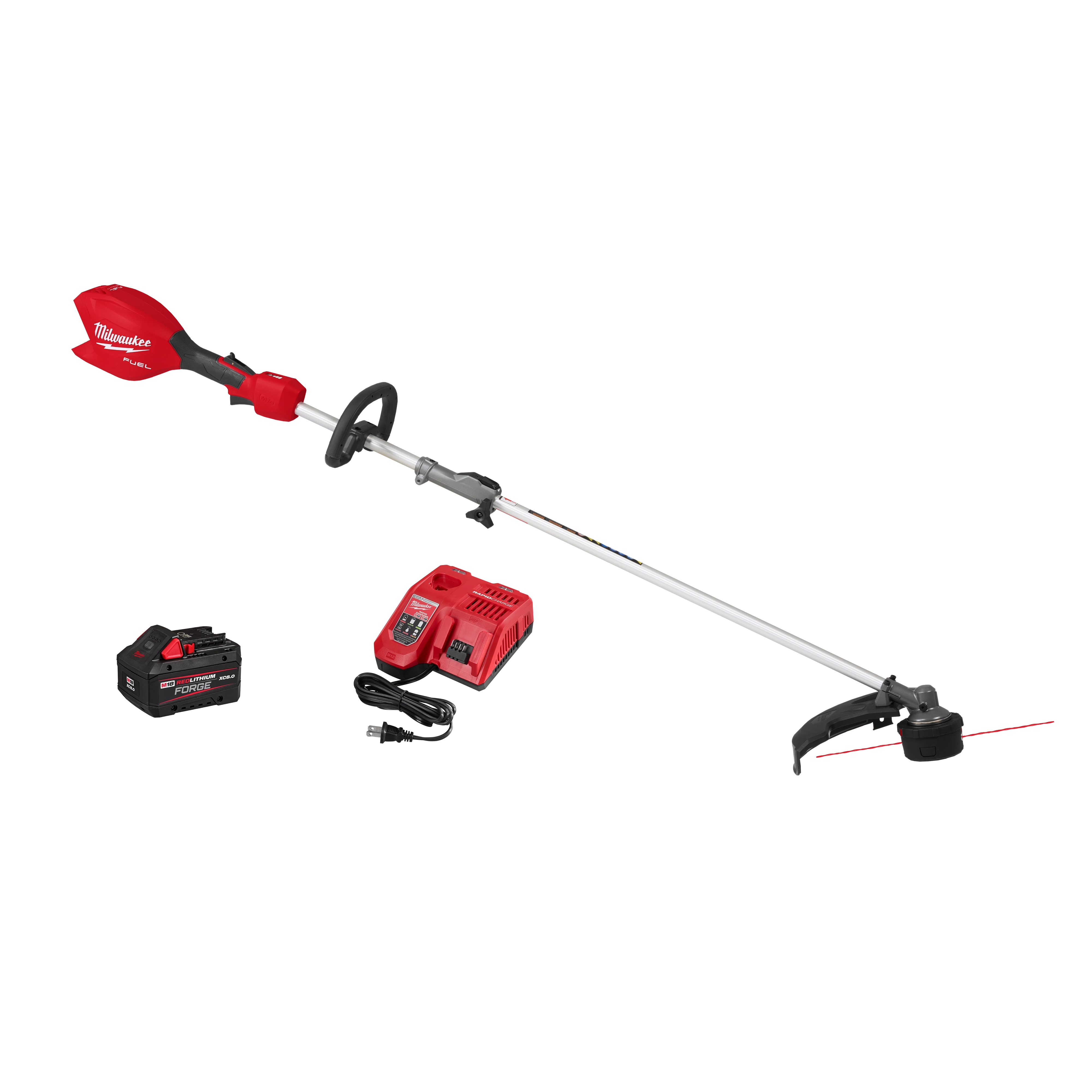 MILWAUKEE M18 FUEL GEN II STRING TRIMMER KIT w/ XC8.0 BATTERY & RAPID CHARGER - Kilrich Building Centres
