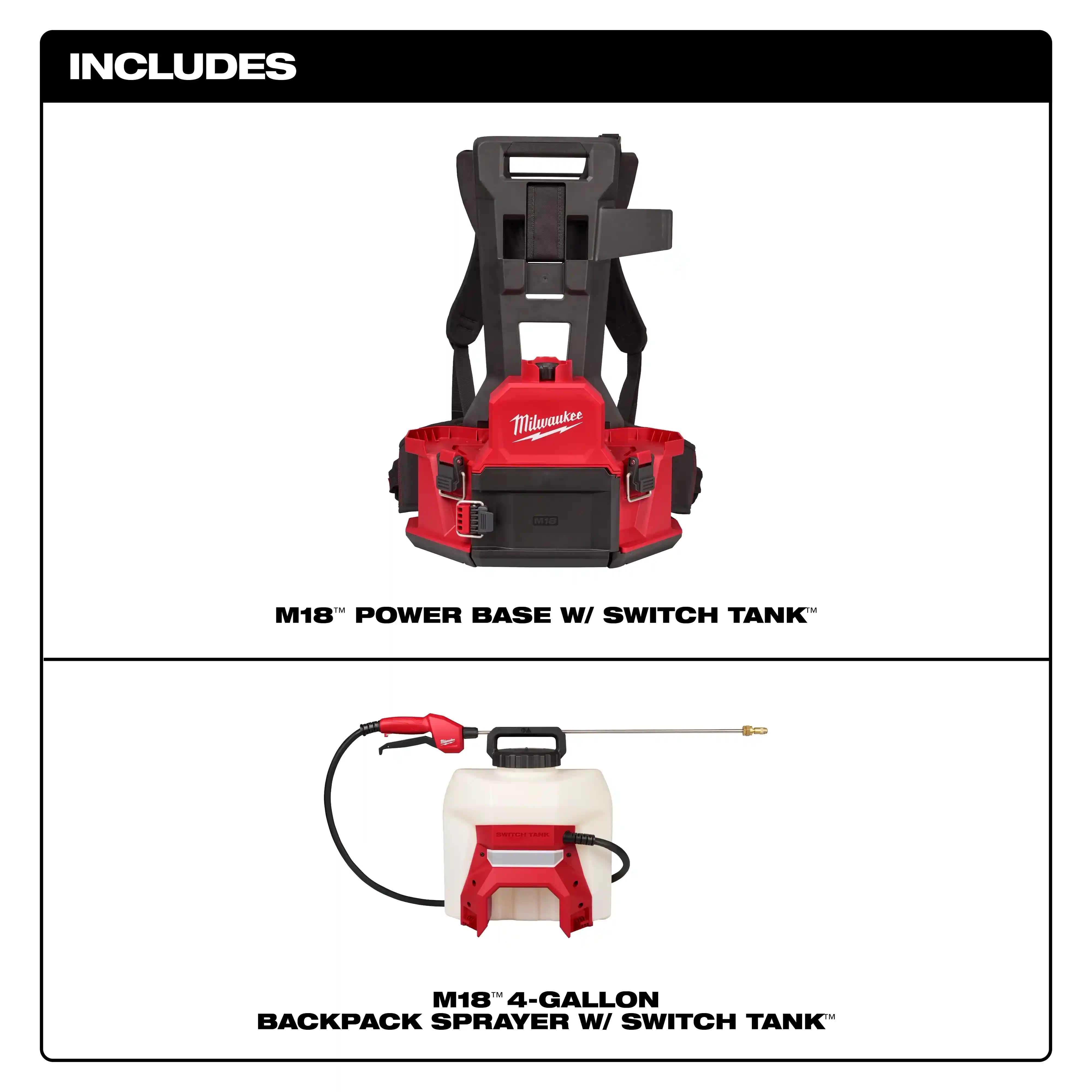 Main 3 - MILWAUKEE M18 GEN II BACKPACK SPRAYER (TOOL ONLY) -
