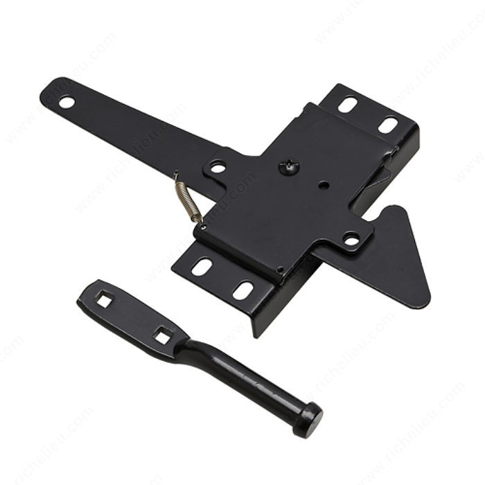 HEAVY-DUTY POST LATCH - FLAT BLACK - Kilrich Building Centres